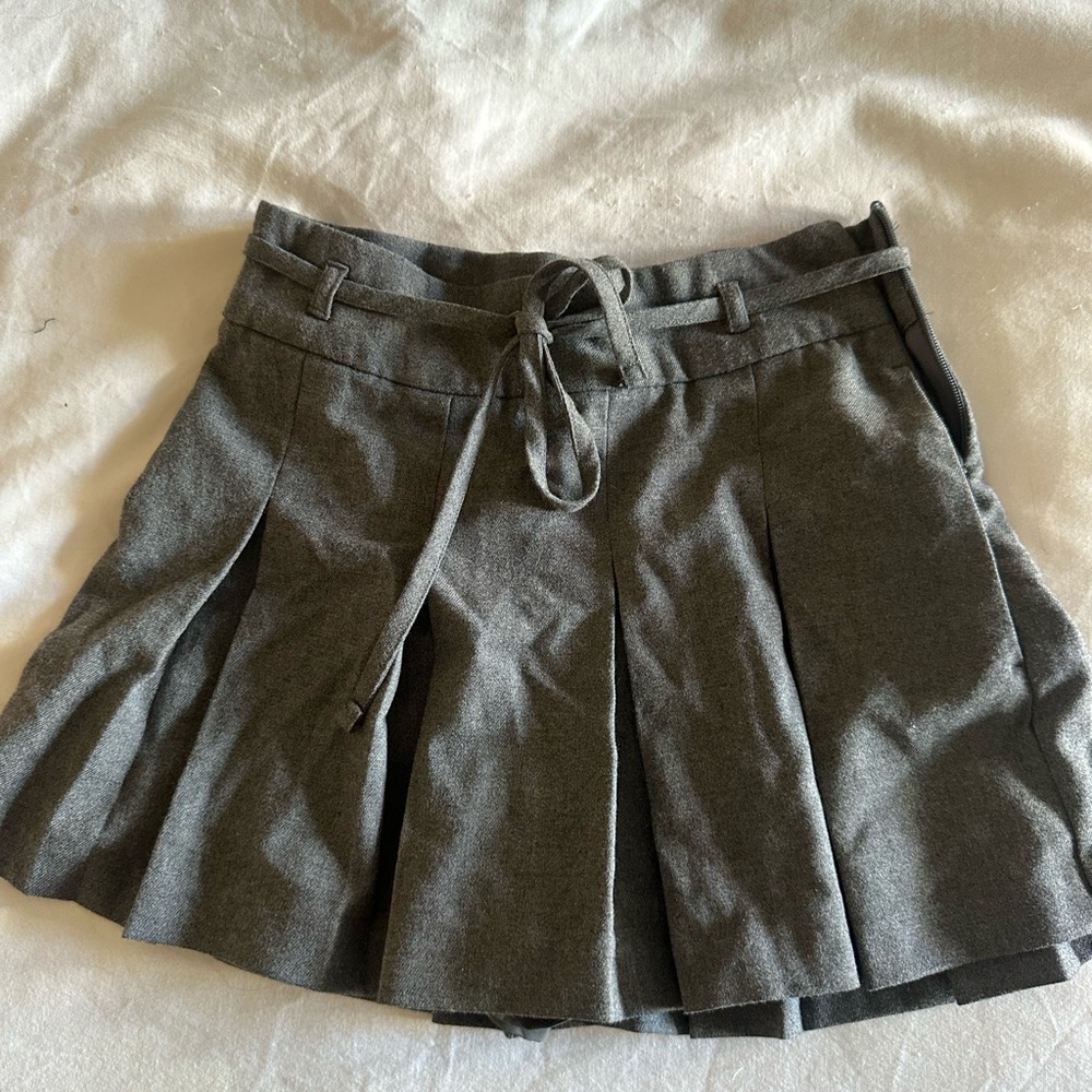 Hollister Charcoal Mini Skirt with Belt